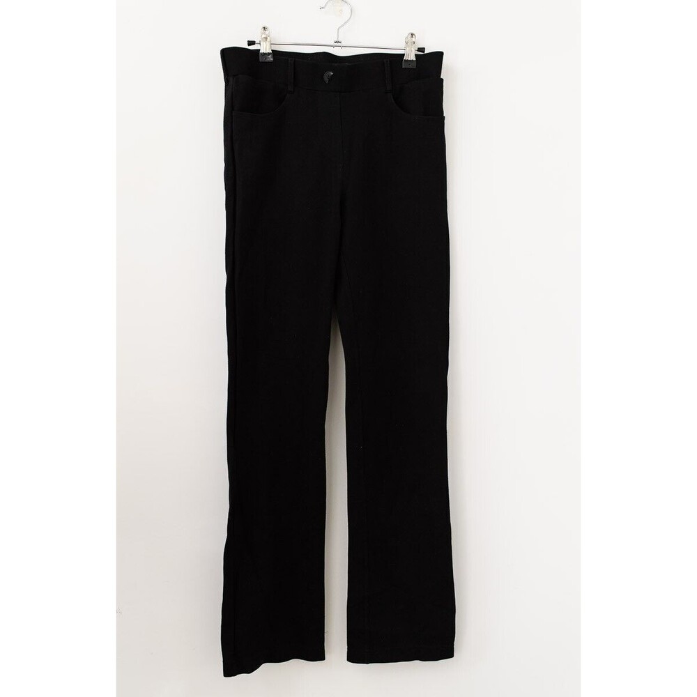 Betabrand Straight Leg Classic Dress Pants Yoga athletic Pants Size Medium Black